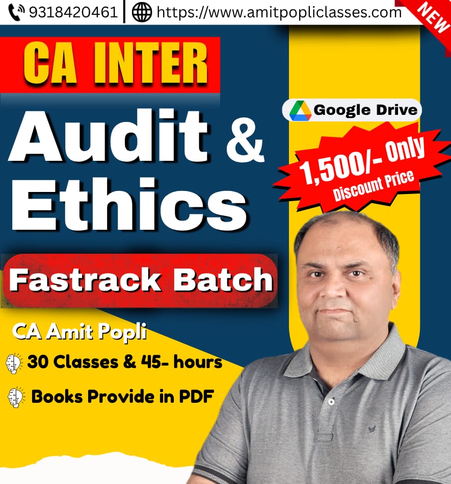 CA Inter G2-Audit & Ethics [FASTRACK] Sep'26